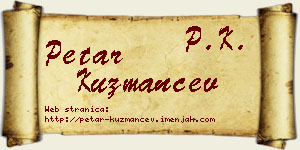 Petar Kuzmančev vizit kartica